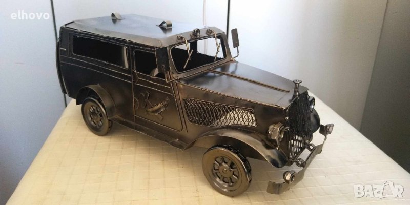 Ръчно изработена метална количка, снимка 1