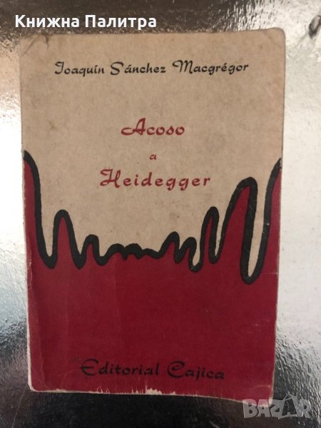  Acoso a Heidegger-JOAQUÍN SÁNCHEZ MACGRÉGOR , снимка 1