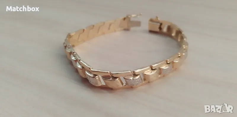 Златна гривна 12.81гр. 585 145лв гр., снимка 1