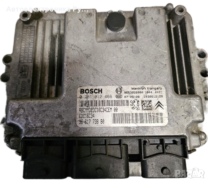 компютър Citroen Xsara Picasso , 0 281 012 466 , 0281012466 , 9661773880 , 96 617 738 80, снимка 1