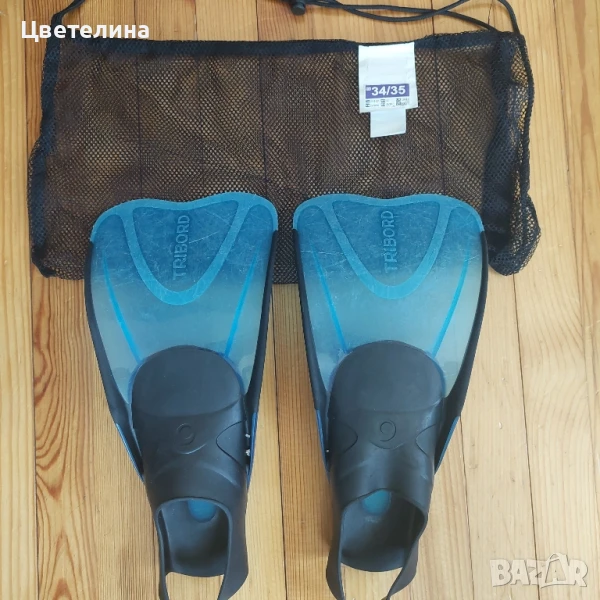 Детски плавници за момче 34/35 н. Декатлон, снимка 1