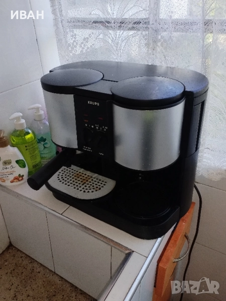 Кафемашина комбинирана за еспресо и шварц кафе,НЕРАБОТЕЩА!!!, снимка 1