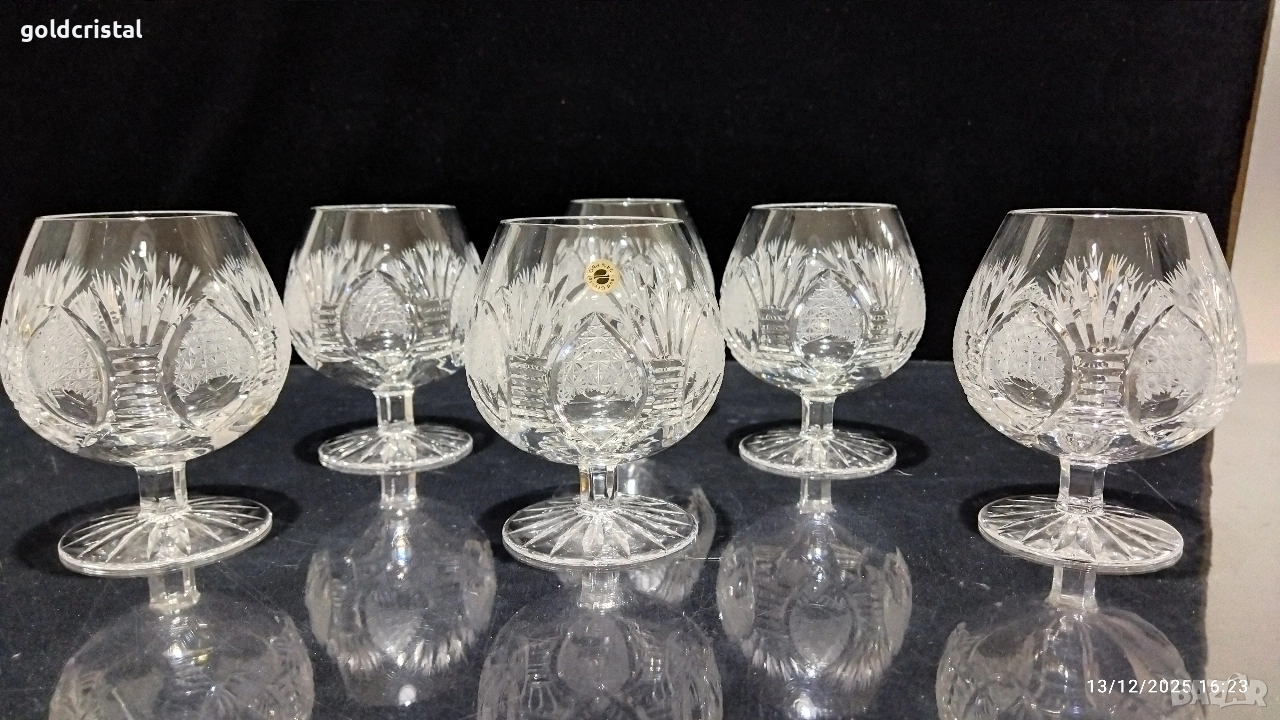 кристални чаши за коняк , снимка 1