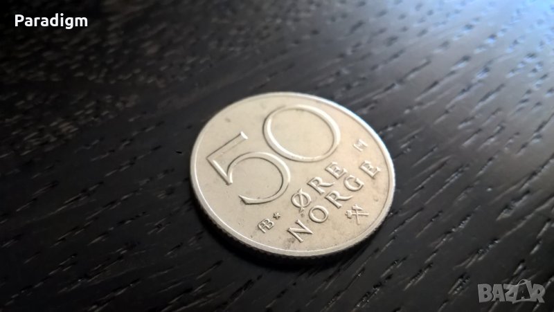 Монета - Норвегия - 50 оре | 1980г., снимка 1