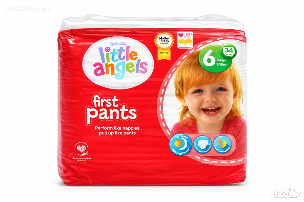 Памперс гащи Little Angels, размер 6, снимка 1