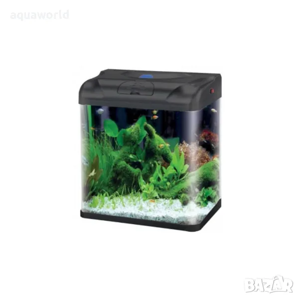 "ПРОМОЦИЯ" RS-380B Аквариум с капак + три подаръка, LED осветление и вградена филтърна система , снимка 1