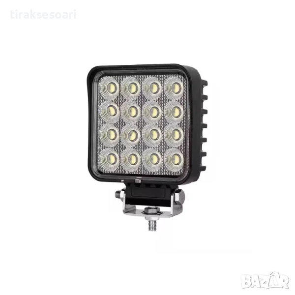  LED Халоген Работна Лампа 48W 12/24V T261, Компактен Дизайн, IP67/IP69, снимка 1