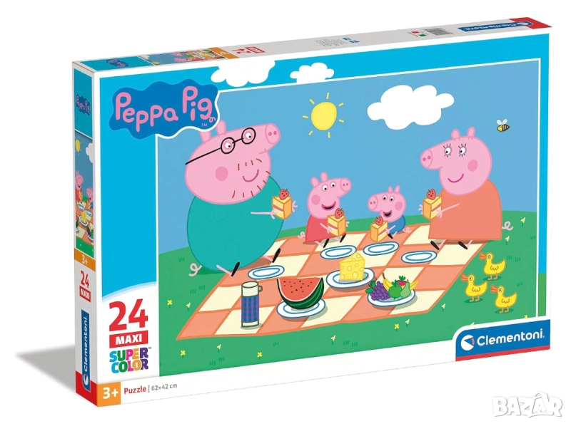 Бебе и детски пъзел Peppa Pig, 24 части, снимка 1