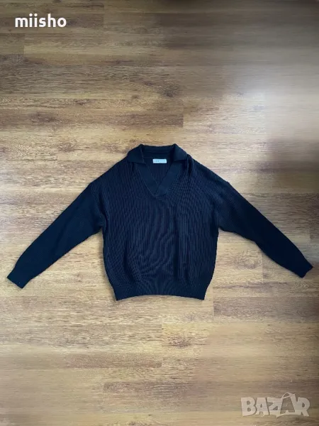 Bershka черен пуловер , снимка 1