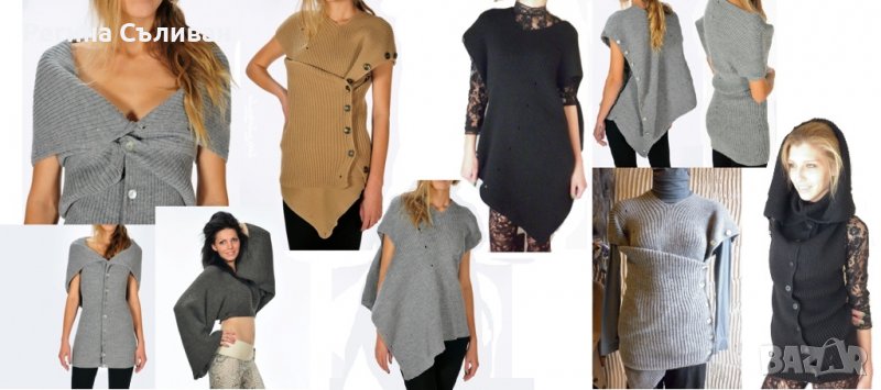 Трансформираща се жилетка 10 начина на носене, снимка 1