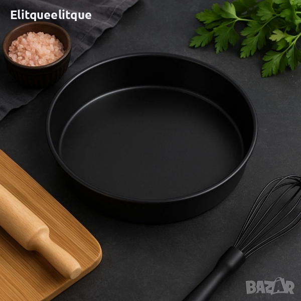 Тавичка Rosberg Premium, 8", въгл. стомана, незал, покр., снимка 1