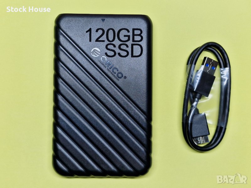120GB SSD бърз диск USB 3.0 Нов, снимка 1