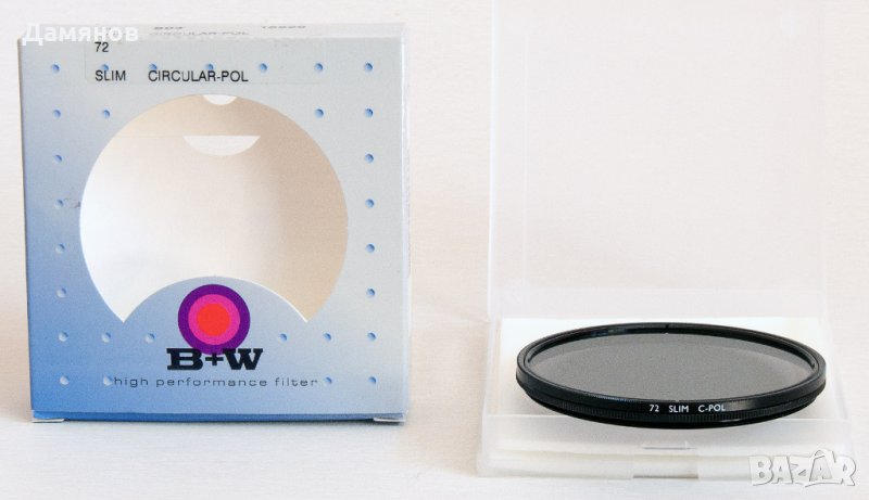 Филтър - B & W 72mm Circular-Pol Slim, снимка 1