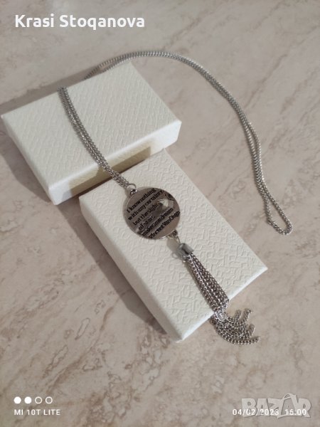 Дамско Дълго БИЖУ / НЕРЪЖДАЕМА СТОМАНА Made in Italy , снимка 1