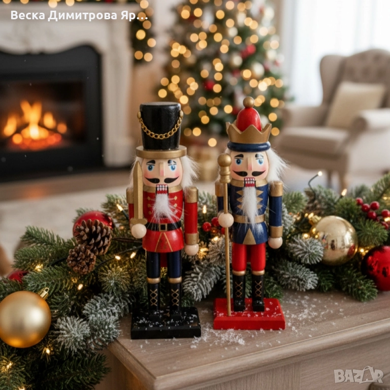 Дървена Коледна фигурка – Малък детайл, голям празничен уют, снимка 1