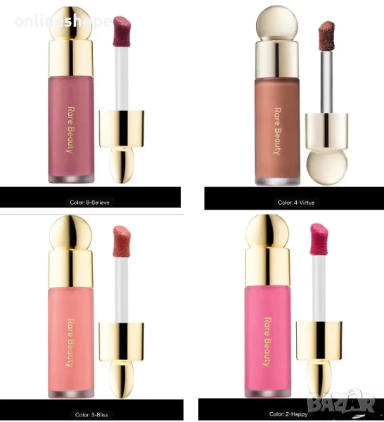 Rare Beauty – течен руж с хидратиращ ефект и водоустойчива формула, снимка 1