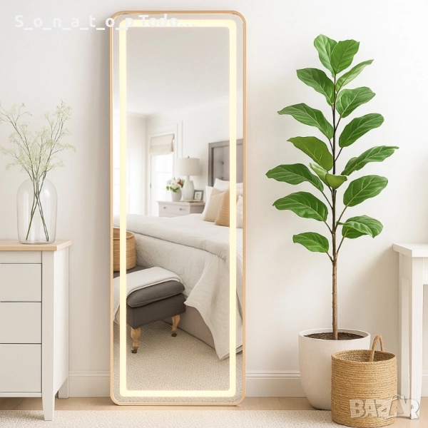 Луксозно огледало с LED рамка, снимка 1