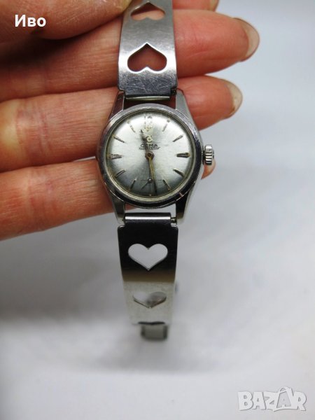 Дамски механичен ретро часовник Cyma Navystar Cymaflex 2-2768, снимка 1