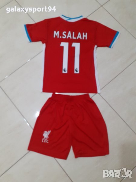 САЛАХ 2021г Футболен екип Ливърпул / Liverpool SALAH Детски екип Футболни екипи за деца, снимка 1
