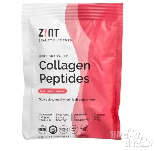 Колаген Zint, Pure Grass-Fed Collagen Peptides,56.6 гр, снимка 1