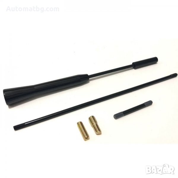 Накрайник за антена на автомобил Automat, Универсална, Черен., снимка 1