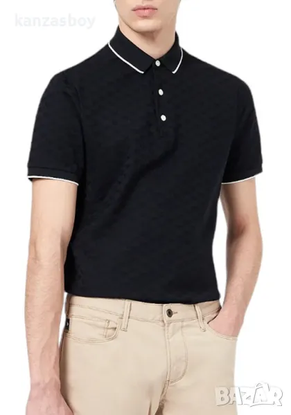 EMPORIO ARMANI POLO 8N1FP0 - страхотна мъжка тениска С, снимка 1