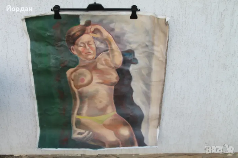 Рисунка масло върху платно, снимка 1