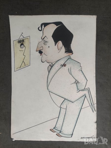 Продавам стара карикатура , снимка 1