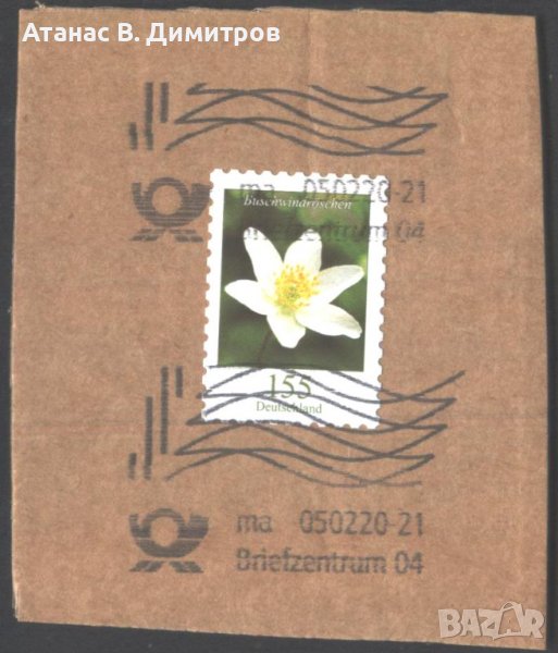 Клеймована марка Флора Цвете от Германия, снимка 1