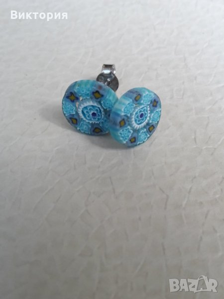 Обеци Fiore Glass, снимка 1