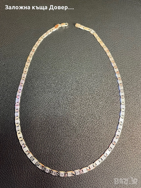Сребърно ланче ланец чисто нов синджир 925 silver lanec lanche sinjir, снимка 1