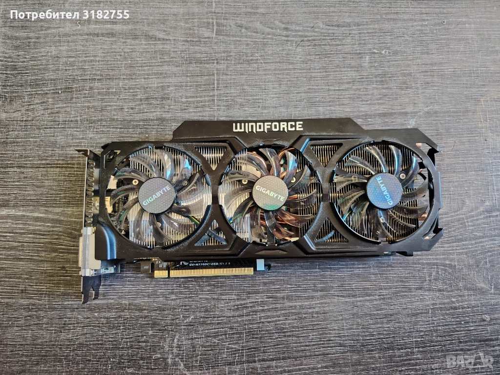 GIGABYTE Nvidia GeForce GTX 770 WindForce 3X 4GB, снимка 1