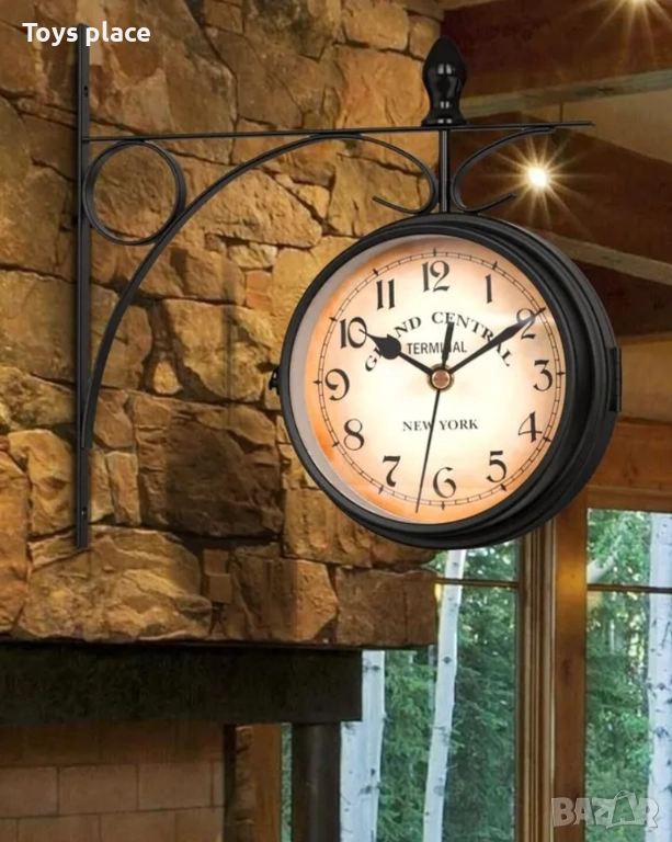 Нов ретро стенен часовник винтидж часовник за стена, снимка 1