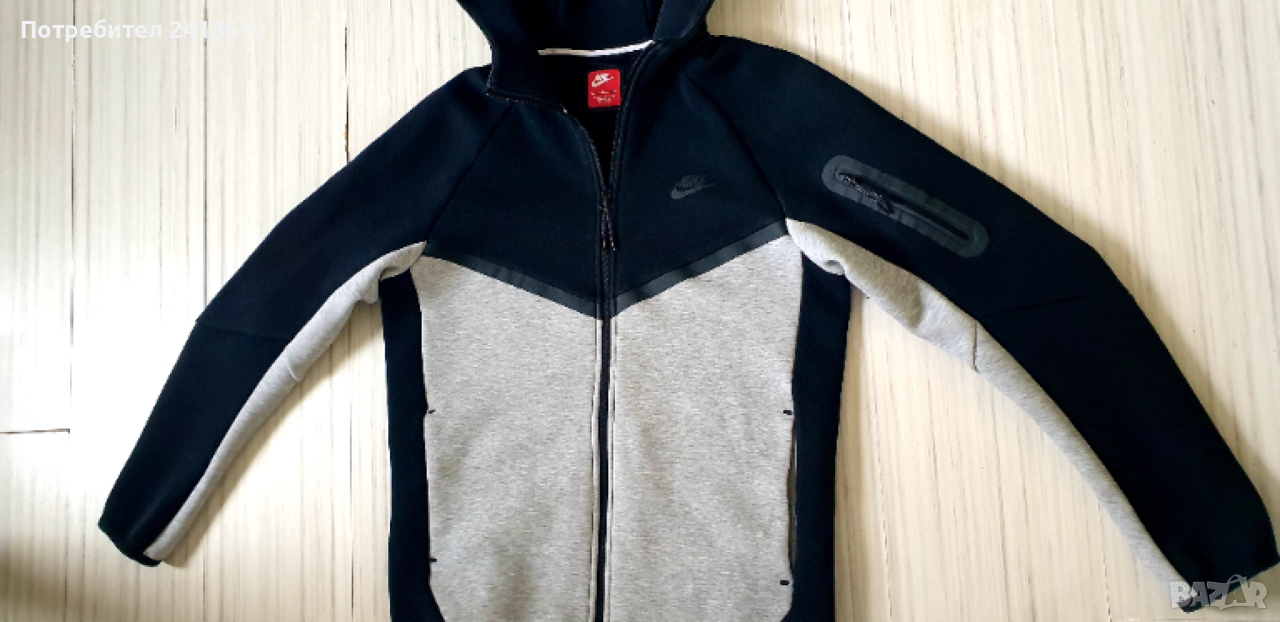Nike Tech Full Zip Hoodie Mens Size S ОРИГИНАЛ! Мъжки Суитшърт!, снимка 1