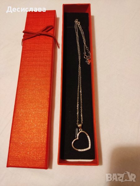 Сребърно колие , снимка 1