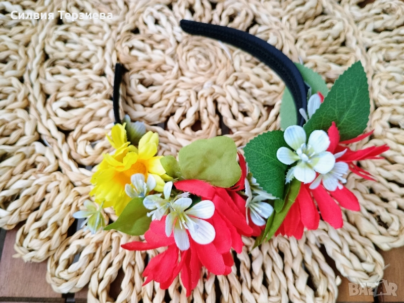 Етно диадема по поръчка , снимка 1