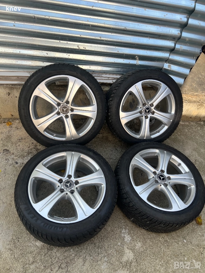 Джанти с гуми Мерцедес е класа 213 18 цола, снимка 1