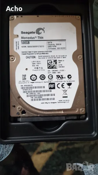 Seagate 2.5 Sata 500 gb, снимка 1