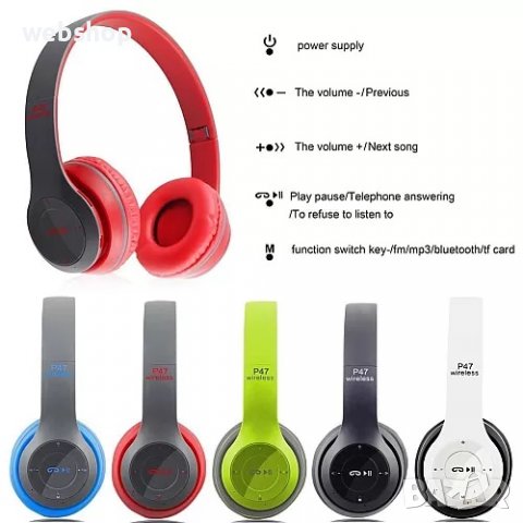 Безжични Bluetooth5.0 слушалки с чист и силен звук, снимка 3 - Bluetooth слушалки - 38546544