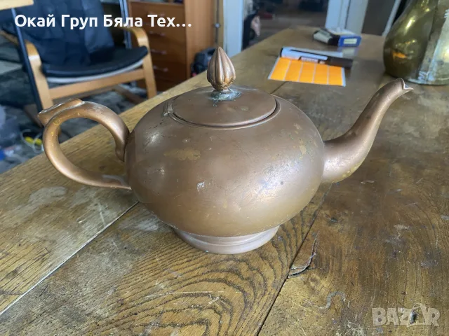 🫖✨ ВИНТИДЖ МЕДЕН ЧАЙНИК – 65 € ✨🫖, снимка 8 - Антикварни и старинни предмети - 56425074