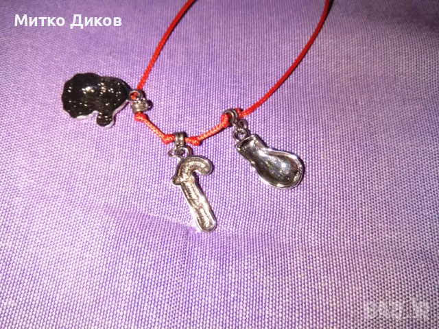 Гривна талисман емайл нова коледни мотиви, снимка 4 - Гривни - 50303896