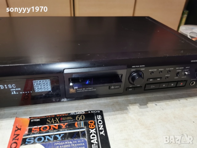 SONY MINIDISC DECK-MADE IN JAPAN 0101261755, снимка 12 - Декове - 52949267