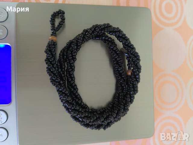 Колие за Висулка Декоративно Мъниста Гердан Черен цвят Бижу, снимка 6 - Колиета, медальони, синджири - 38235724