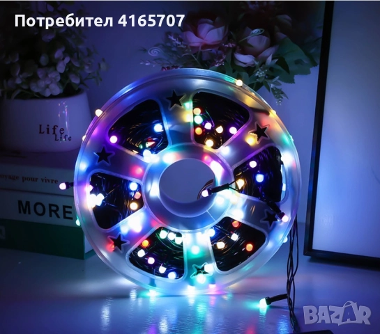 Водоустойчиви Коледни Led лампички   Звездно небе -   50 метра  240 светлини, снимка 2 - Декорация за дома - 52840554