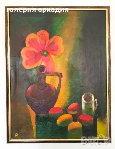 Тома Трифоновски, стара творба, маслени бои, 84 х 64 см.
