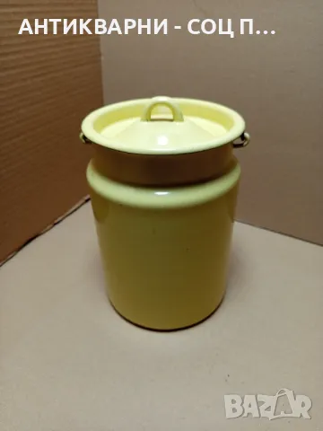 Соц Стара Емайлирана Съдинка Съд., снимка 3 - Антикварни и старинни предмети - 49715310