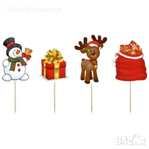 Комплект топери Коледа и ЧНГ, Снежко, 8 броя 99986