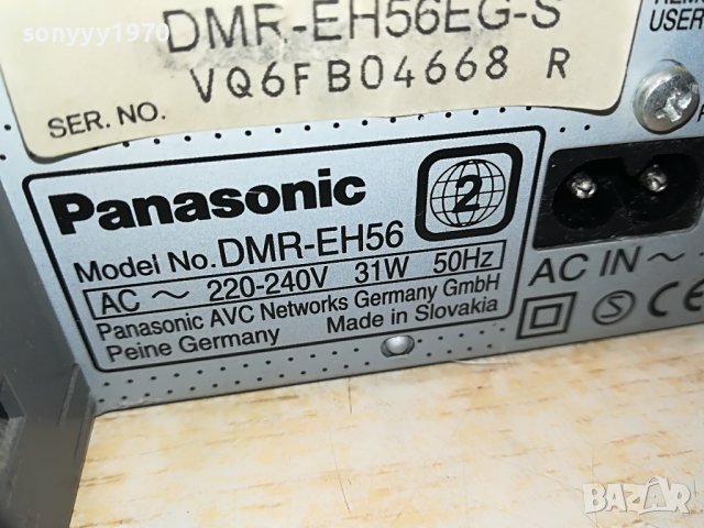 PANASONIC DMR-EH56EG-S HDD/DVD RECORDER 1208221844, снимка 14 - Плейъри, домашно кино, прожектори - 37675662