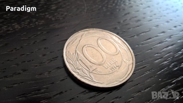 Монета - Италия - 100 лири | 1994г.