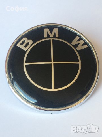 Черна емблема за БМВ Emblema BMW 82мм, 78мм и 74мм за всички модели НАЛИЧНО!!! 